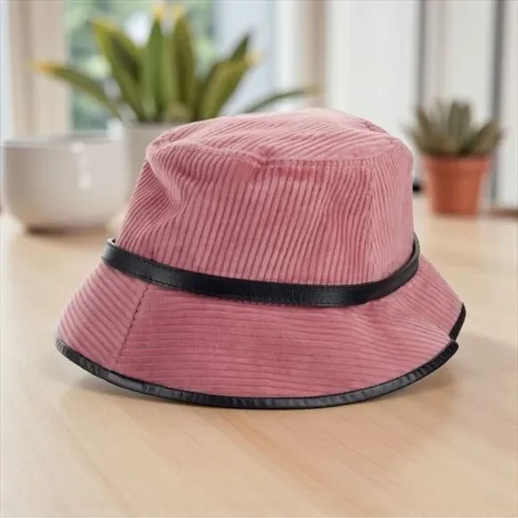 Gucci NWT Pink and Black Wide-Bucket Hat - Picture 3 of 5